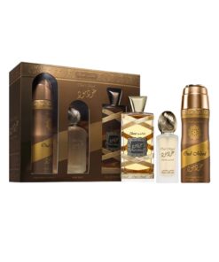 LATTAFA SET OUD MOOD ELIXI EDP 100 ML+HAIR MIST+PERFUMED SP 200 ML