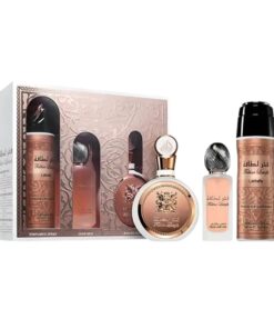 LATTAFA SET PRIDE FAKHAR WHITE EDP SP 100ML + HAIR MIST + PERFUMED SP 200 ML