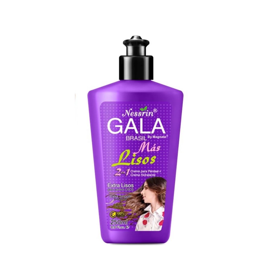 NESSRIN GALA 2 EN 1 CREMA DE PEINAR MAS LISOS 250 ML