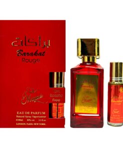 MAGNATE ESTUCHE BARAKAT ROUGE EDP 100ML+ PURE OIL 12ML