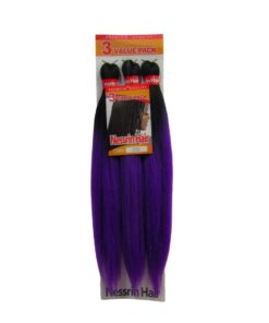 NESSRIN HAIR 3 PACK 2559G #1B/PURII
