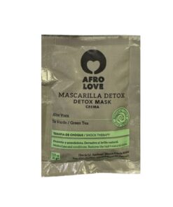 SOBRE AFRO LOVE MASCARILLA DETOX ALOE VERA TE VERDE