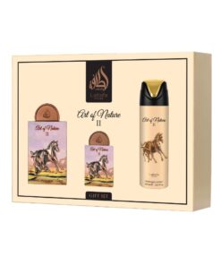 LAT-LATTAFA SET PRIDE ART OF NATURE II EDP 100ML+EDP 20ML+PERFUMED SPRAY 200ML+R