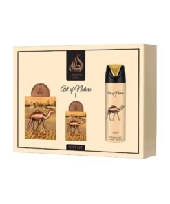 LAT-LATTAFA SET PRIDE ART OF NATURE I EDP 100ML+EDP 20ML+PERFUMED SPRAY 200 ML+R