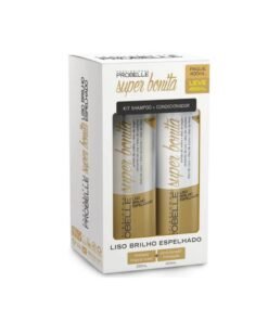 PROBELLE KIT LISO BRILO E ELHADO SHAMPOO 250ML+RINSE 250 ML 2 PZAS