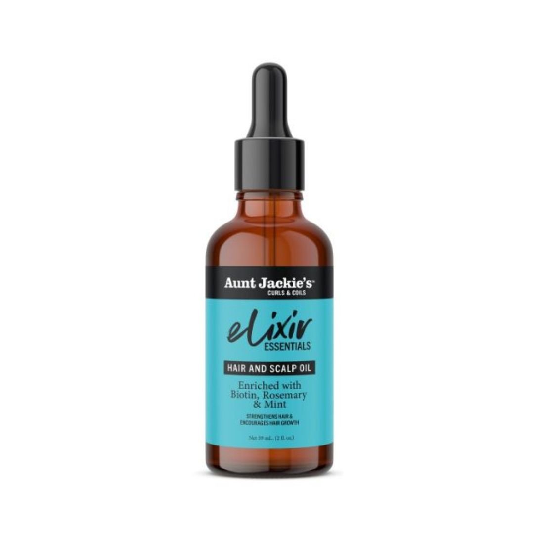 AUNT JACKIE“S ELIXIR HAIR AND SCALP ENRICHED WITH BIOTIN ROSEMARY OIL 2 OZ