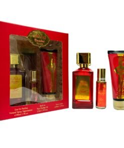 MAGNATE ESTUCHE BARAKAT ROUGE 100ML+PURE OIL 12ML+BODY LOTION