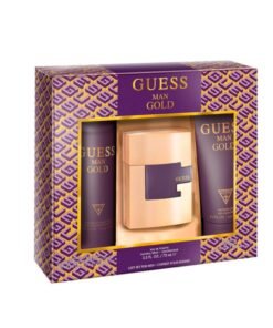 EST-GUESS MAN GOLD EDT SP 75ML SHOWER GEL 200ML+BODY SPRAY 226 ML