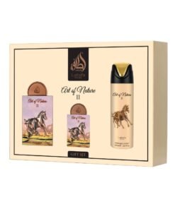 LAT-LATTAFA SET PRIDE ART OF NATURE II EDP 100ML+EDP 20ML+PERFUMED SPRAY 200ML+R