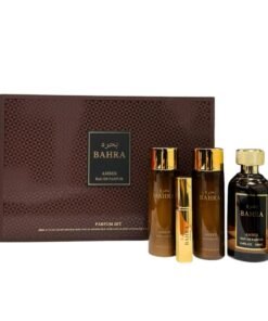 PM+SET BAHRA AMBER EDP SP 100ML+SHOWER GEL 120ML+BODY LOTION 120ML + REFILL 8 ML